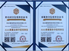 AAA级重合同守信用单位与AAA重服务守信用单位